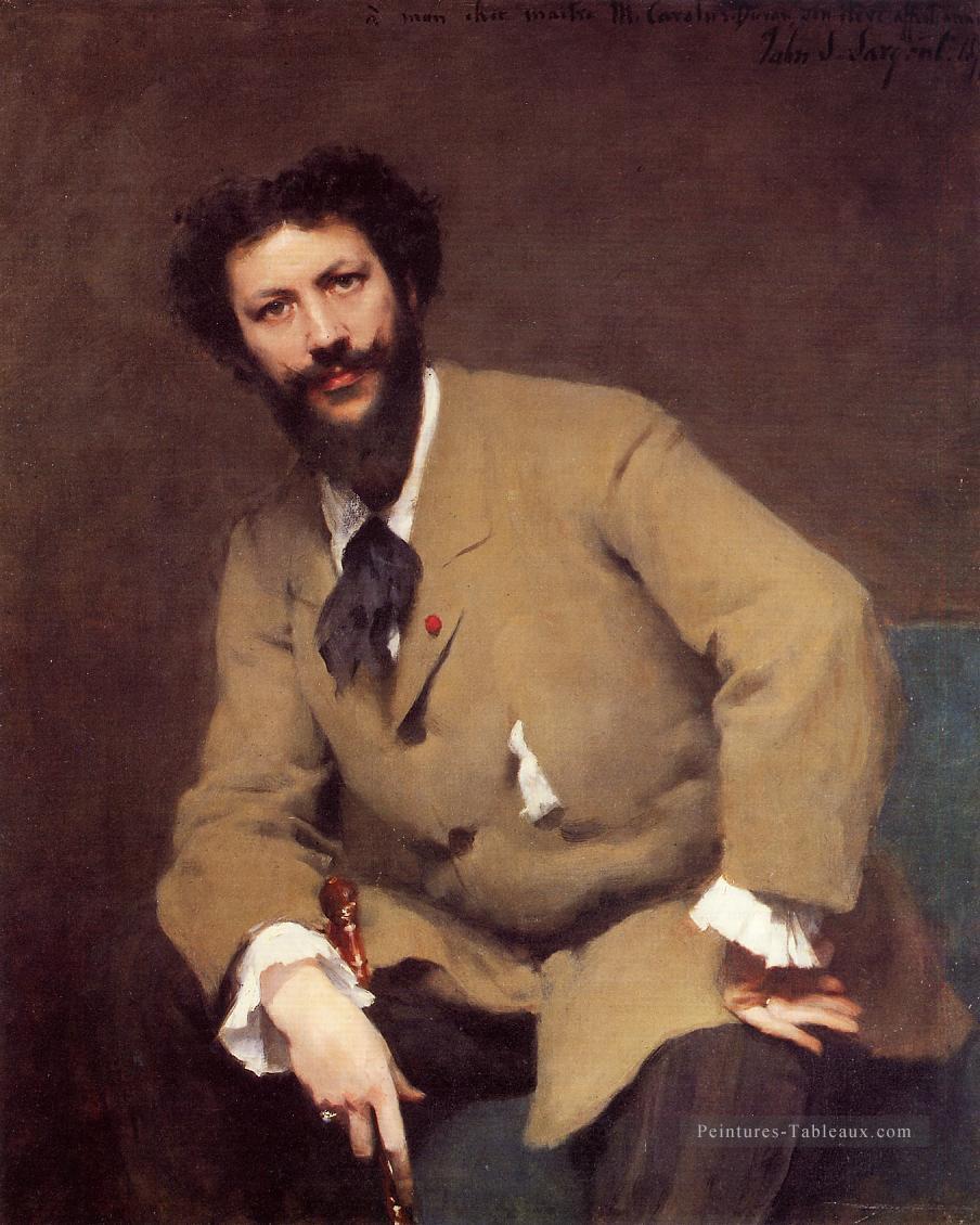 Portrait de Carolus Duran John Singer Sargent Peintures à l'huile